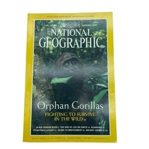 5/$10 National Geographic Magazine Orphan Gorillas April 2000